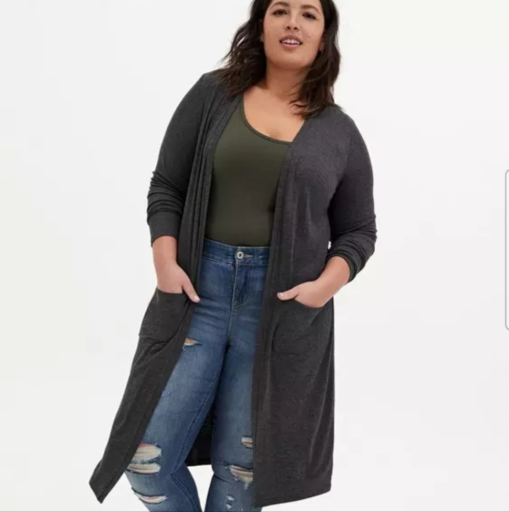 Torrid Dark Gray Women's Cardigan